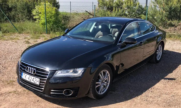 audi a7 świętokrzyskie Audi A7 cena 62000 przebieg: 244146, rok produkcji 2010 z Kielce